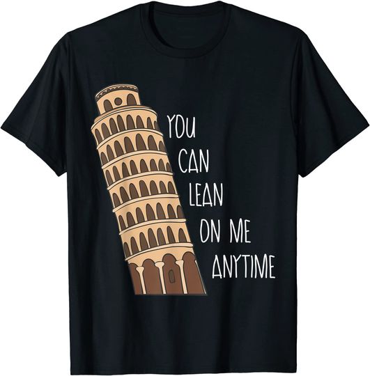Discover Funny Leaning Tower of Pisa T-Shirt