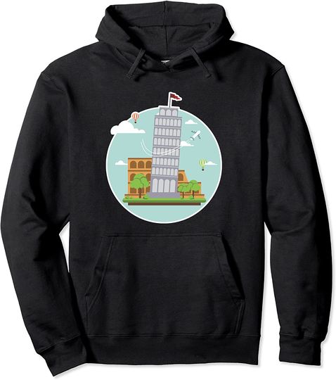 Discover Italy Rome Pisa Pullover Hoodie