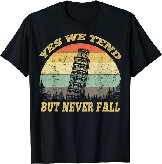 Discover Vintage Leaning Tower of Pisa T-Shirt