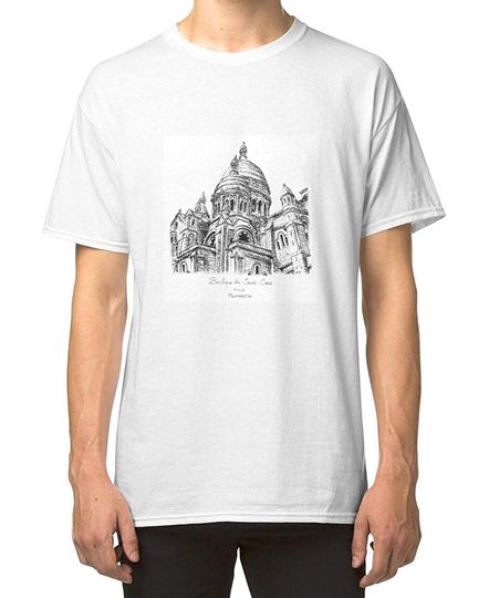 Discover Sacre-Coeur Montmartre Classic T Shirt