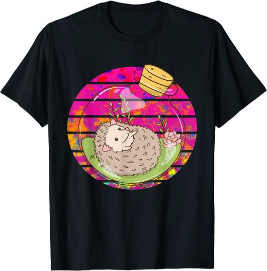Discover Biotope Biosphere Hedgehog Sunset T-Shirt