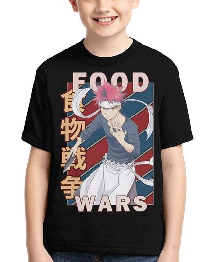 Discover Shokugeki No Soma Yukihira Soma Child Anime T-Shirt Fashion