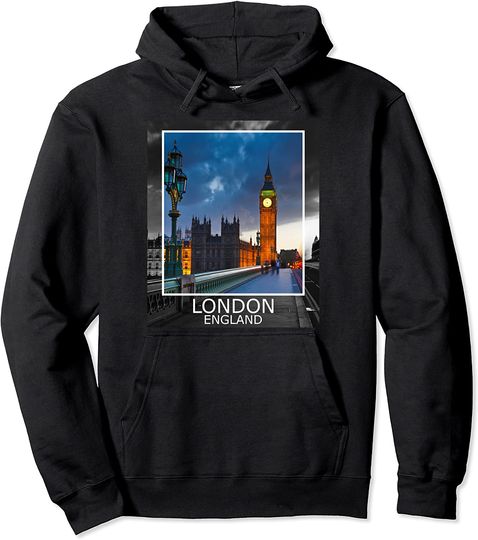 Discover Big Ben Clock Tower Pullover Hoodie