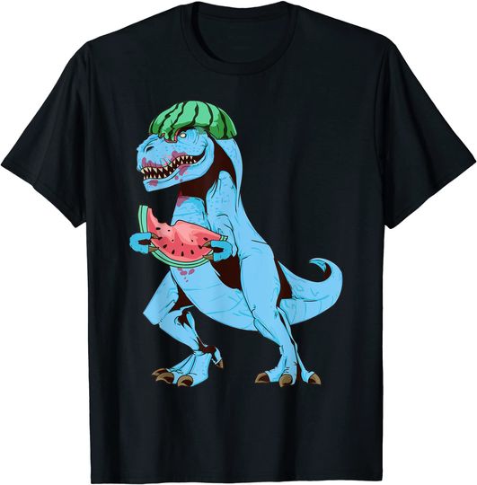 Discover Watermelon Dinosaur One In a Melon T Rex T Shirt
