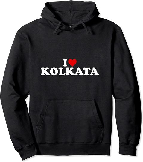 Discover I Love Kolkata Heart Pullover Hoodie