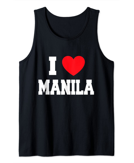 Discover I Love Manila Tank Top