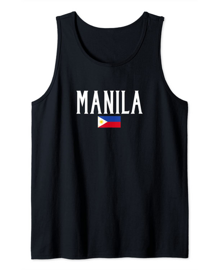 Discover Manila Philippines Flag Tank Top