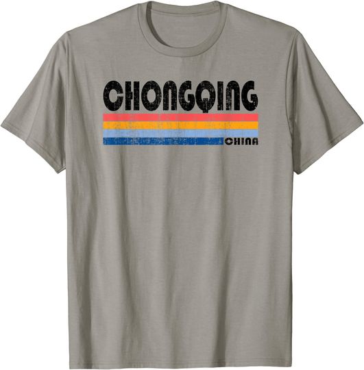 Discover Vintage 70s 80s Style Chongqing China T-Shirt