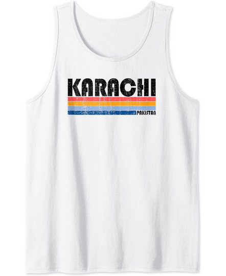 Discover Vintage 70s 80s Style Karachi Pakistan Tank Top