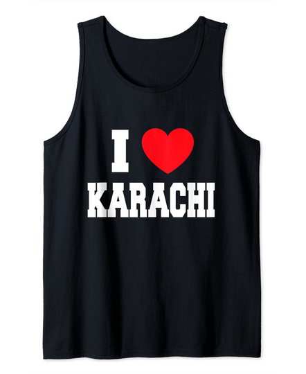 Discover I Love Karachi Tank Top