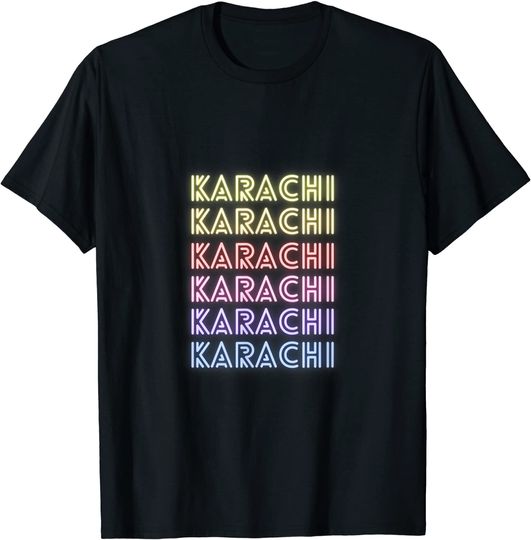 Discover Karachi City Bright T-Shirt