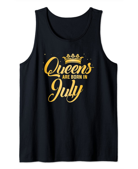 Discover Queens Are Born In July | Women Birthday Gift Tank Top