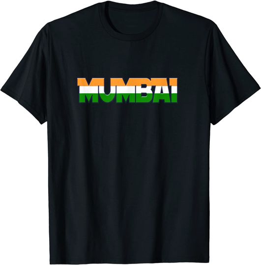 Discover Mumbai India Flag T-Shirt