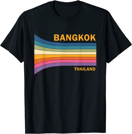 Discover Retro Vintage 70s Bangkok Thailand T Shirt