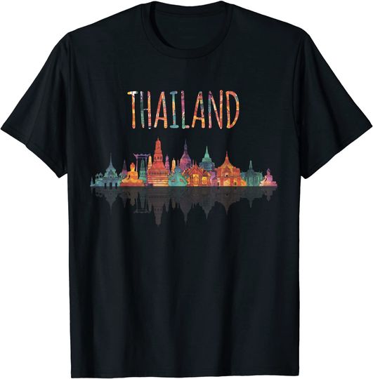 Discover Colorful Travel Thailand Asia T Shirt