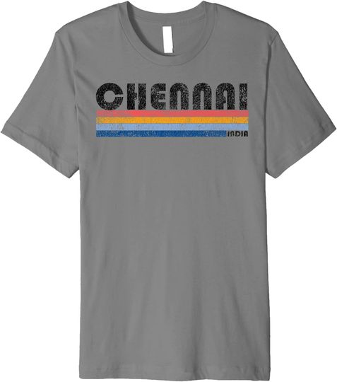 Discover Vintage 1980s Style Chennai T Shirt