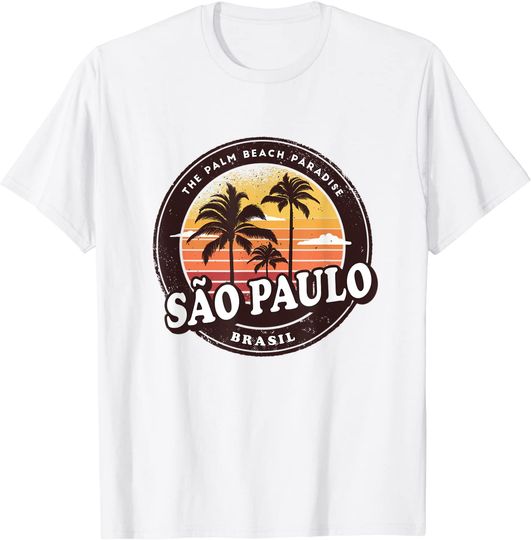 Discover Sao Paulo Brasil Vintage Holiday T-Shirt