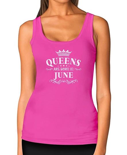Discover Queens are Born in June Tank Top