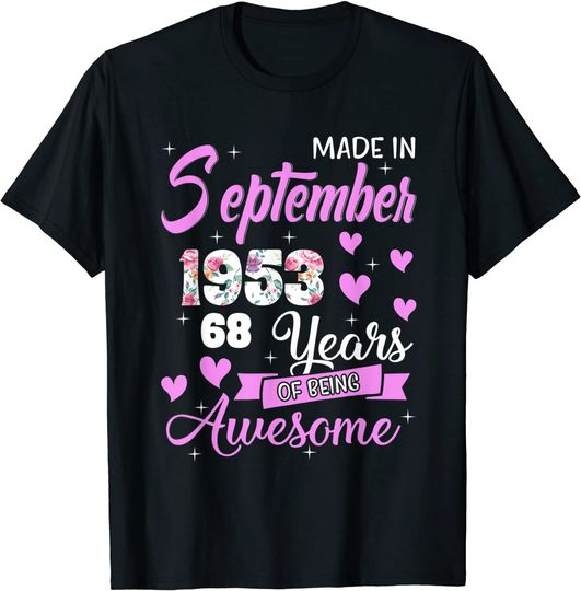Discover Made In September 1953 T-Shirt