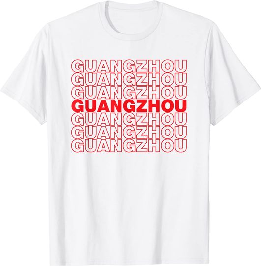 Discover Guangzhou Thank You Bag Design T-Shirt