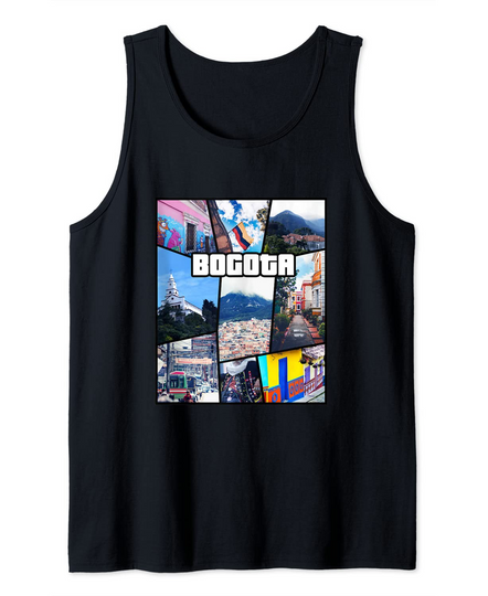 Discover Colombia Cundinamarca Bogota City Images Tank Top