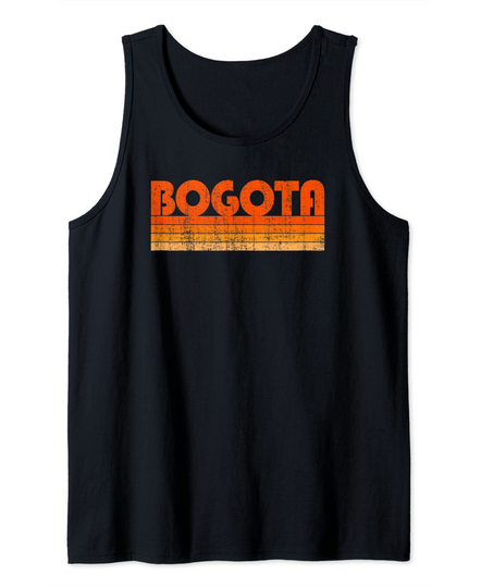 Discover Vintage Grunge Style Bogota Colombia Tank Top