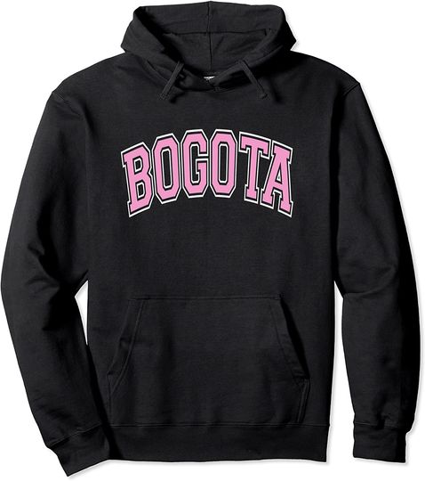 Discover Bogota Colombia Varsity Pullover Hoodie