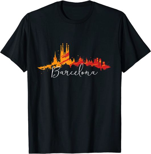Discover Barcelona Souvenir Spanish Vacation Gift T-Shirt