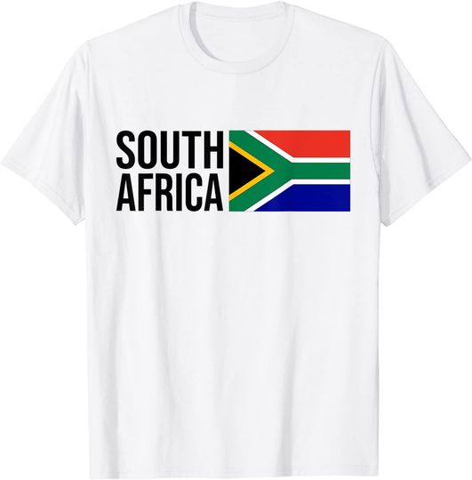 Discover SOUTH AFRICA FLAG CAPETOWN JOHANNESBURG PRETORIA T-Shirt