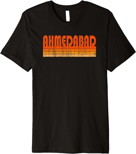Discover Vintage Grunge Style Ahmedabad India Premium T Shirt