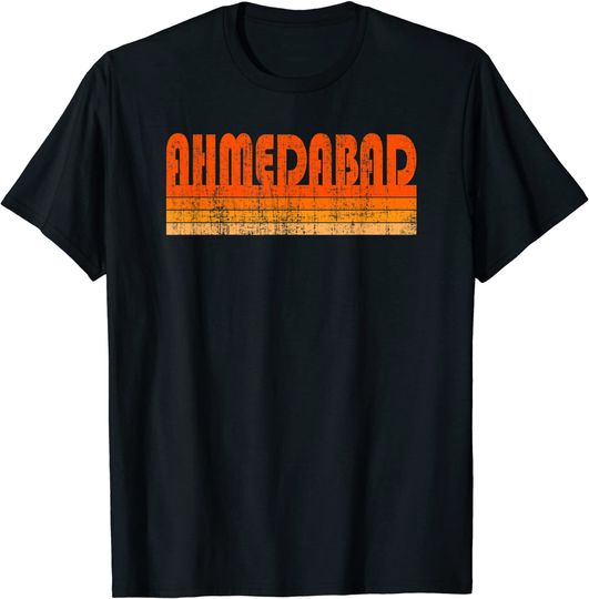 Discover Vintage Grunge Style Ahmedabad T Shirt