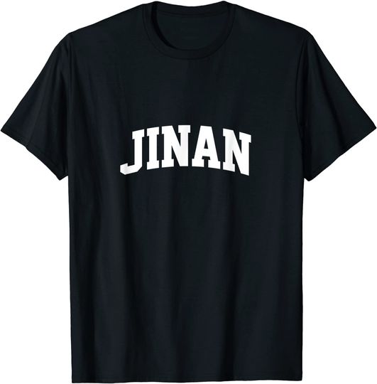 Discover Jinan Vintage Retro Sports Team Arch T-Shirt