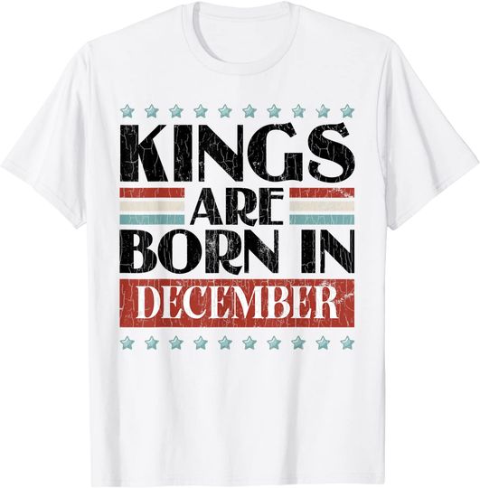 Discover Kings Are Born In December T-Shirt