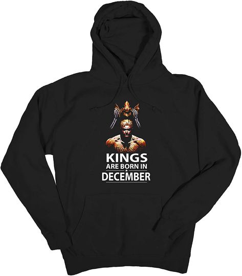 Discover Kings Are Born in December Pullover Hoodie