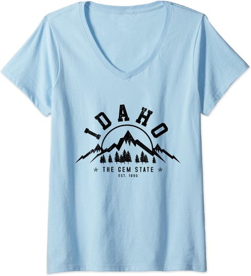 Discover Idaho The Gem State Est 1890 T Shirt