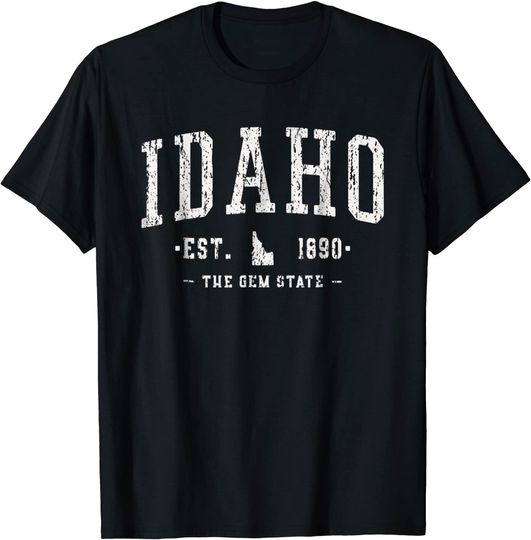 Discover Idaho Gem State T Shirt