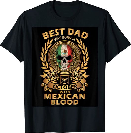 Discover BEST DAD WAS BORN IN OCTOBER T-SHIRT