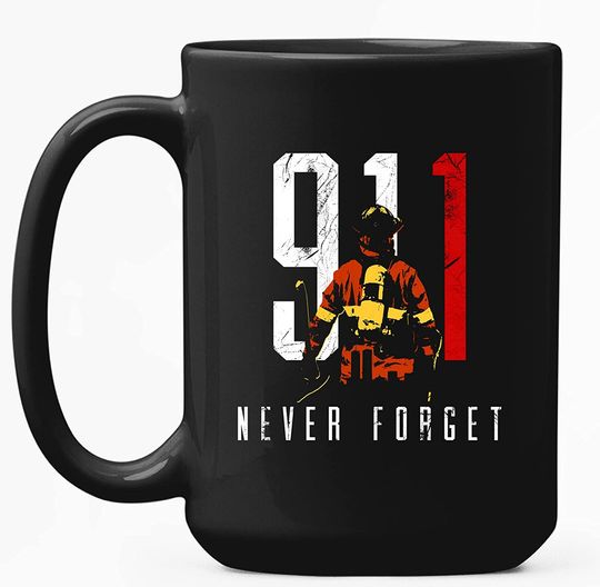 Discover Firefighter Patriot Day Mug
