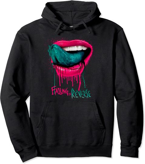 Discover Falling In Reverse -  Merchandise - Lips Pullover Hoodie