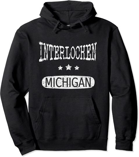 Discover Vintage Interlochen Michigan Pullover Hoodie
