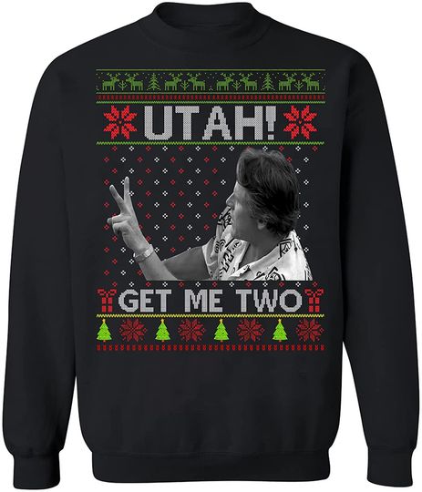 Discover Utah Get Me Two Ugly Christmas Unisex Hoodie