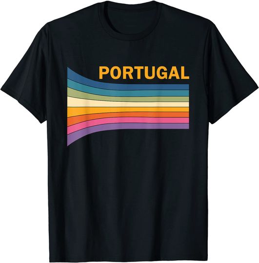 Discover Retro Vintage 70s Portugal T Shirt