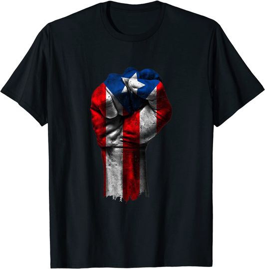 Discover Puerto Rico Fist T Shirt