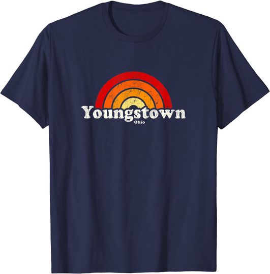 Discover Youngstown Ohio Vintage 70s Retro T-Shirt
