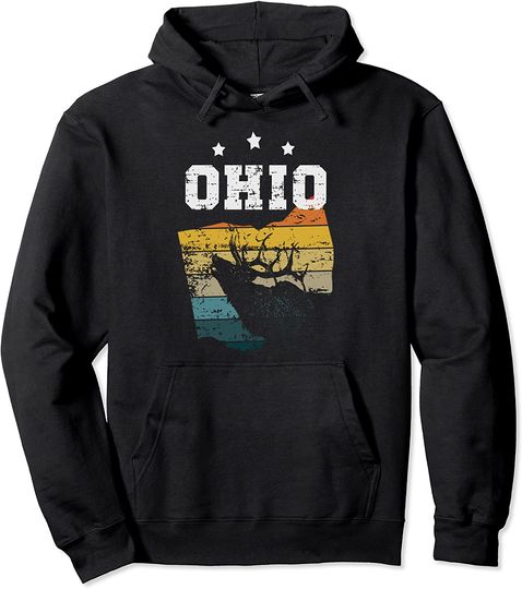 Discover Vintage Ohio Hunter Pullover Hoodie