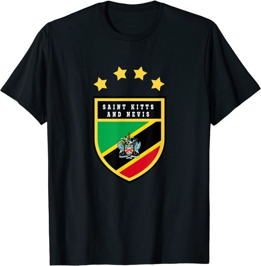 Discover Saint Kitts And Nevis Coat Of Arms T Shirt
