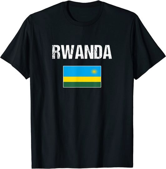 Discover Rwandan Flag T Shirt
