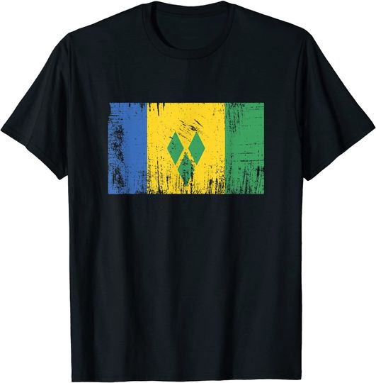 Discover Saint Vincent And The Grenadines Flag T Shirt