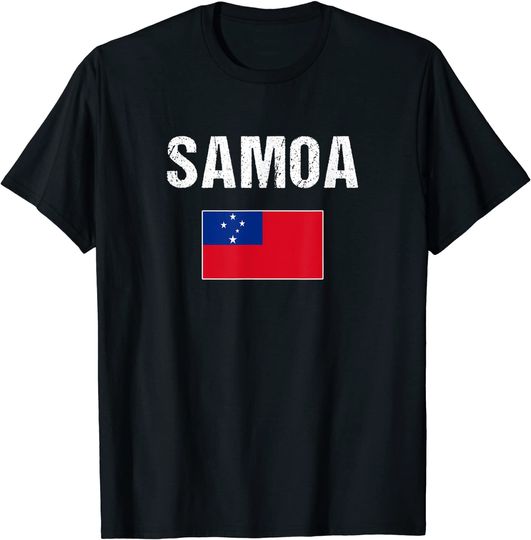 Discover Samoa Flag T Shirt