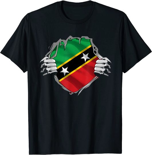 Discover Super Saint Kitts Nevis Roots T Shirt